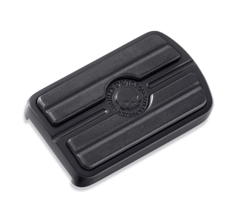Willie G Skull Large Brake Pedal Pad - Gloss Black