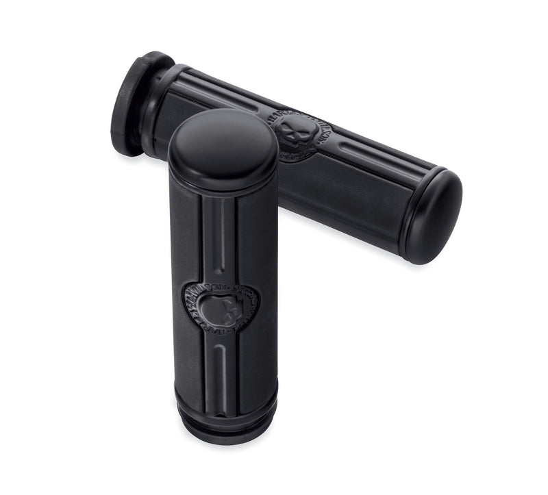 Willie G Skull Hand Grips - Black
