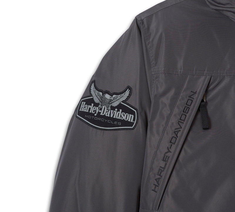 Harley Davidson Men's Juneau Parka - Blackened Pearl