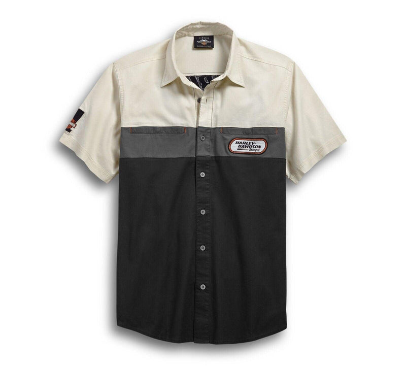 Harley Davidson Men's H-D Racing Colorblock Shirt