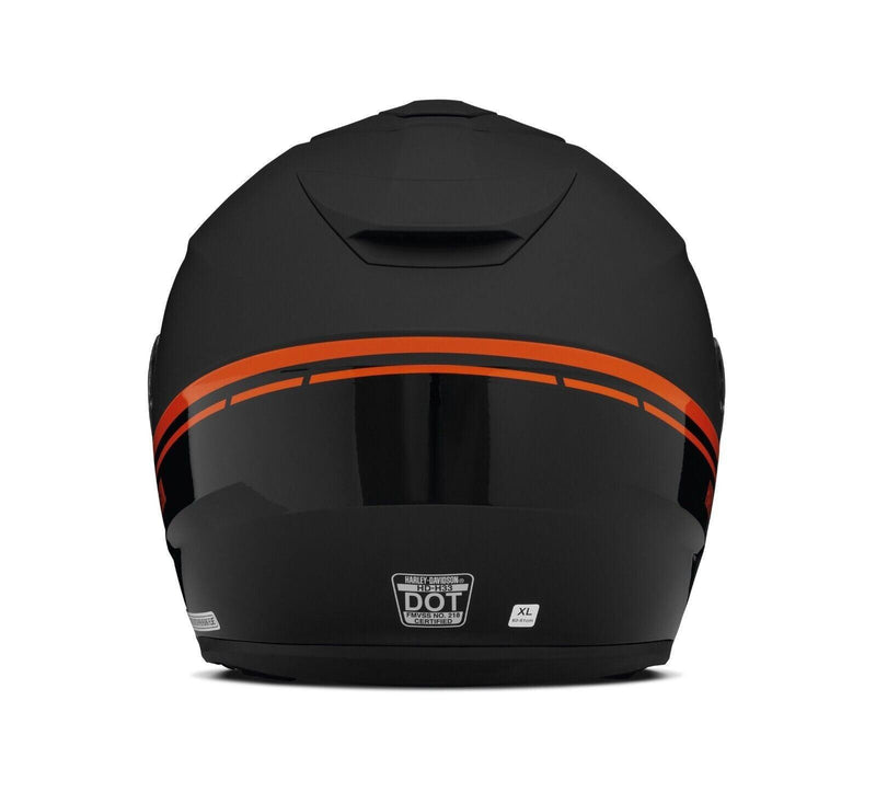 Harley Davidson Maywood II Sun Shield H33 3/4 Helmet - Gloss Black/Matte Black