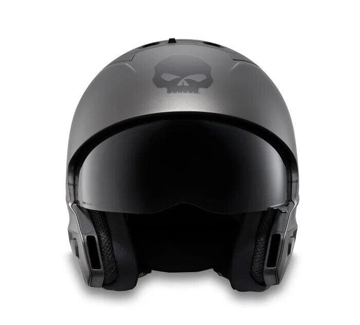 Harley Davidson Helmet Pilot II 2-in 1 NEW Color Matte Dark Grey