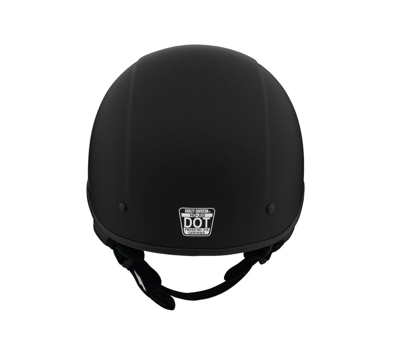 Harley Davidson Busby Ultra-Light Sun Shield J03 1/2 Helmet - Matte Black