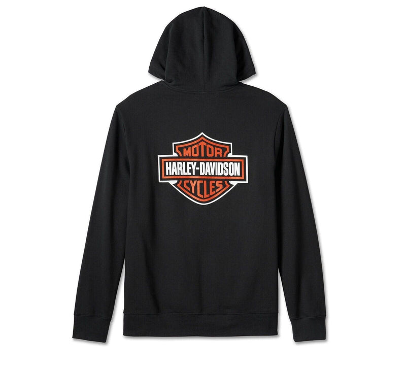 Harley Davidson Men's Bar & Shield Zip-Up Hoodie