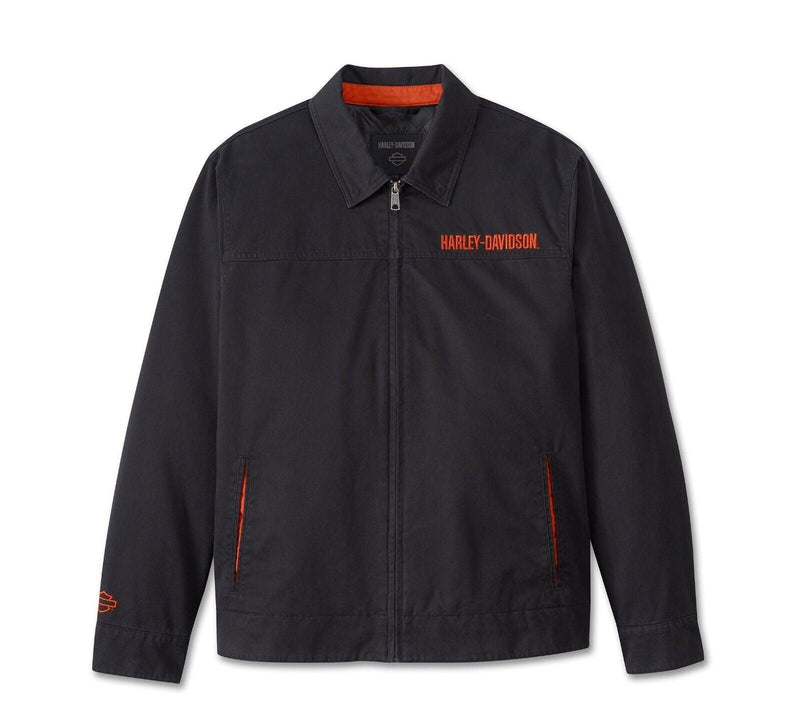 Harley Davidson Men's Bar Font Jacket