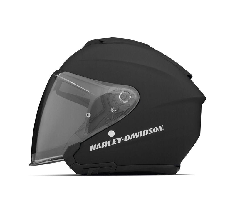 Harley Davidson Maywood II Sun Shield H33 3/4 Helmet - Matte Black