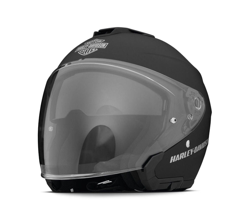 Harley Davidson Maywood II Sun Shield H33 3/4 Helmet - Matte Black