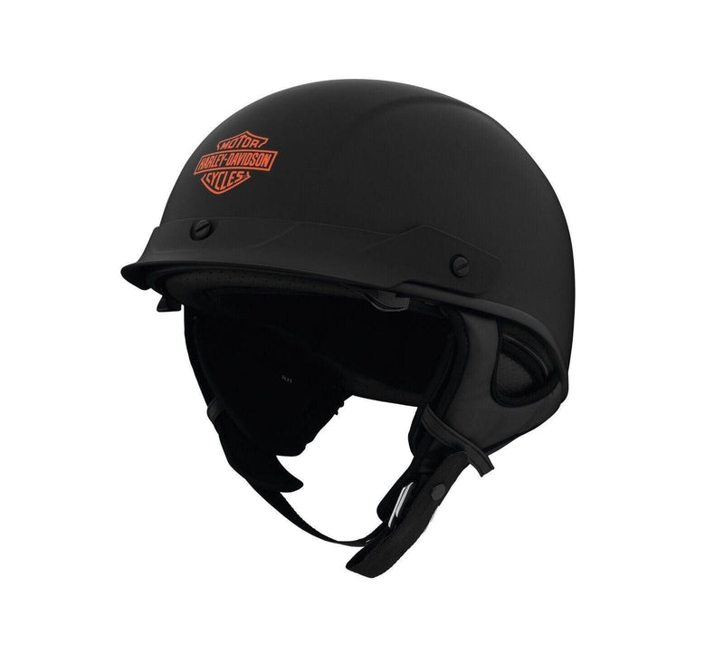 Harley Davidson Busby Ultra-Light Sun Shield J03 1/2 Helmet - Matte Black