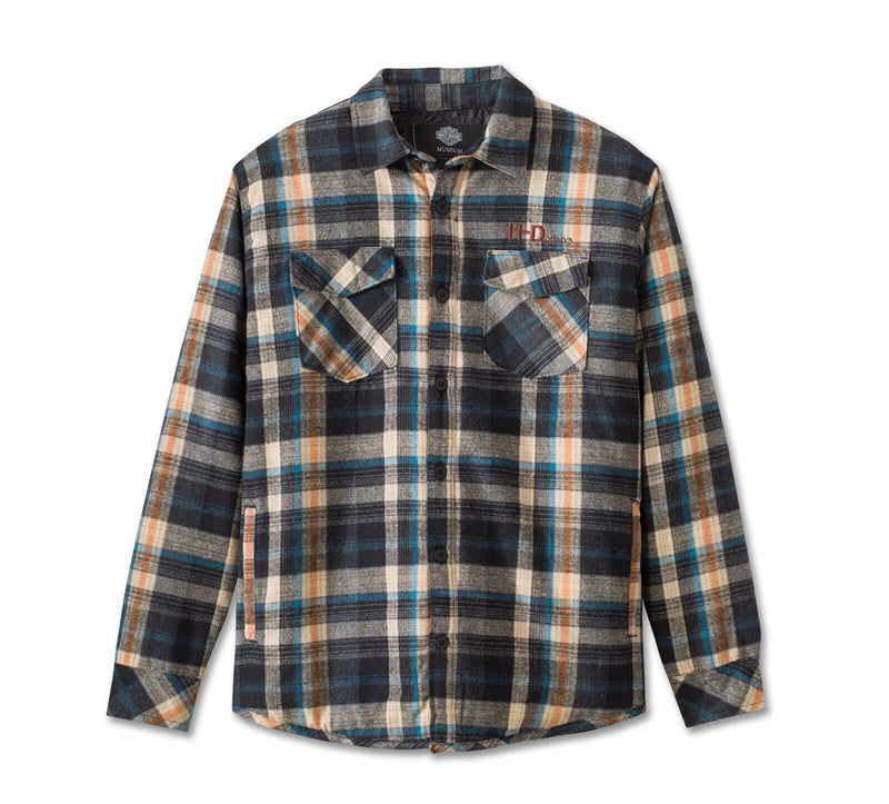 Harley Davidson Men's Plaid Overshirt