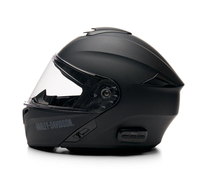 Harley Davidson Outrush R Modular Bluetooth Helmet - Matte Black