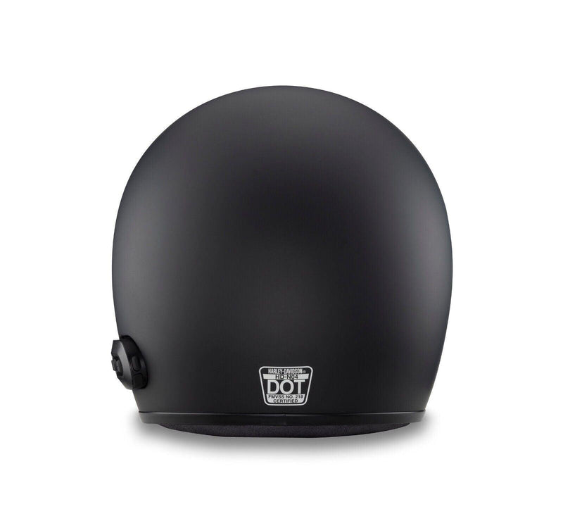 Harley Davidson Fury N04 Bluetooth 3/4 Helmet - Matte Black