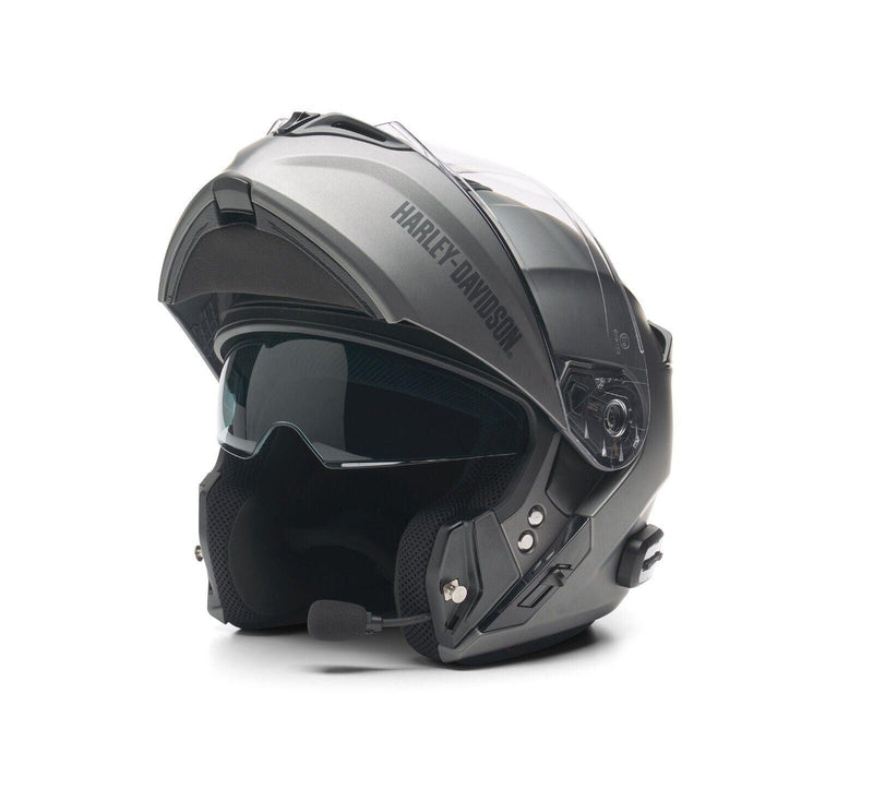 Harley Davidson Outrush R Modular Bluetooth Helmet - Matte Silver