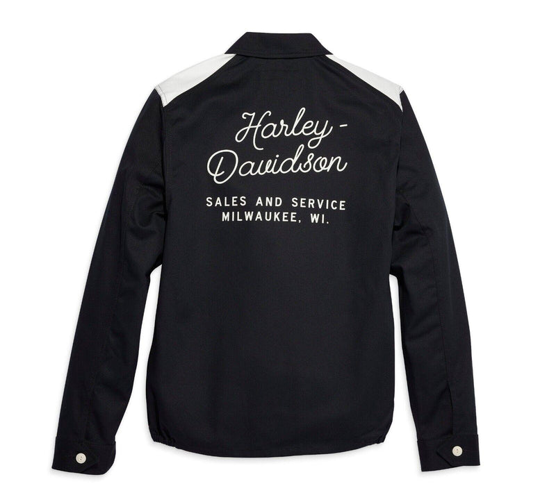 Harley Davidson Men's Black Club Jacket - Black