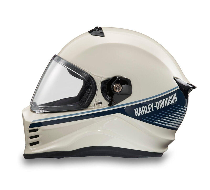 Harley Davidson Division X15 Sunshield Full Face Helmet - Gloss - Cloud Dancer