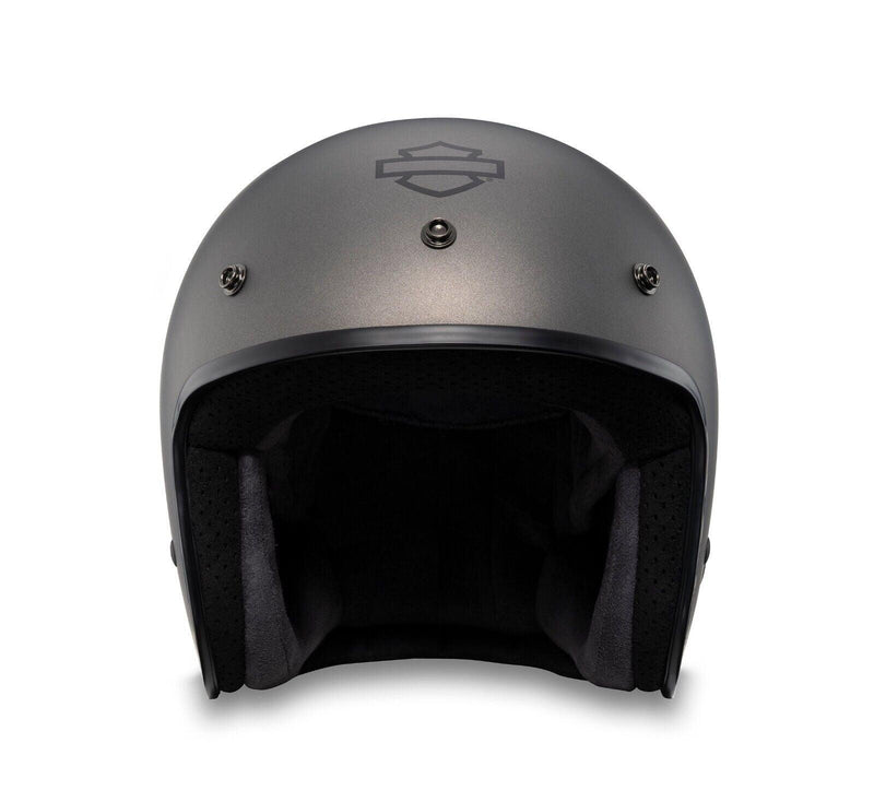 Harley Davidson Fury N04 Bluetooth 3/4 Helmet - Matte Silver