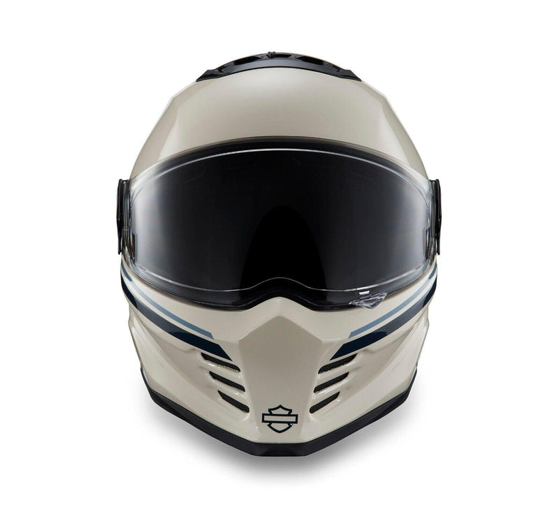 Harley Davidson Division X15 Sunshield Full Face Helmet - Gloss - Cloud Dancer